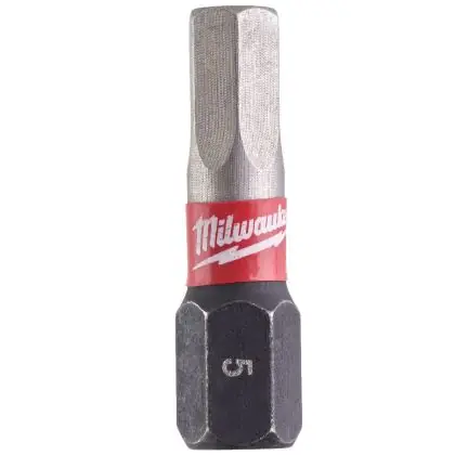 Časově Omezené Bit MILWAUKEE SHOCKWAVE IMPACT DUTY HEX 5 x 25 mm 2 ks