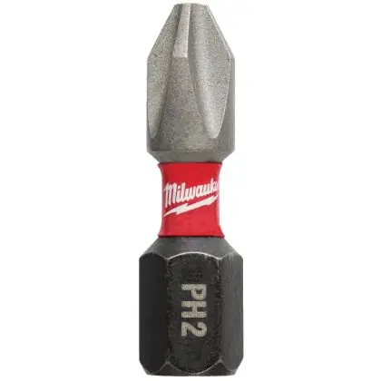 Bit MILWAUKEE SHOCKWAVE IMPACT DUTY PH2 x 25 mm 2 ks Expresní Doručení
