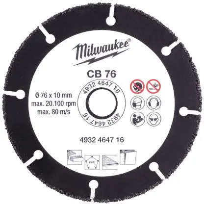 Koupit Online Karbidový kotouč MILWAUKEE CB 76x1,0x10 mm
