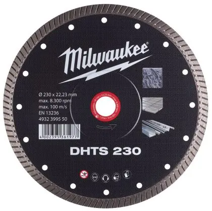 Objednat Nyní Diamantový kotouč MILWAUKEE DHTS 230 mm
