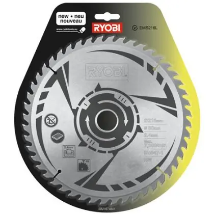 Pilový kotouč RYOBI SB216T48A1 216 mm Zlevněný