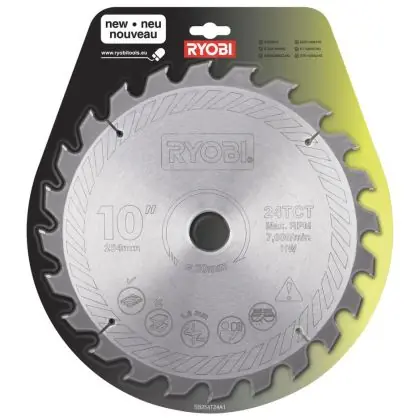 Pilový kotouč RYOBI SB254T24A1 254 mm Dokud Zásoby Vydrží