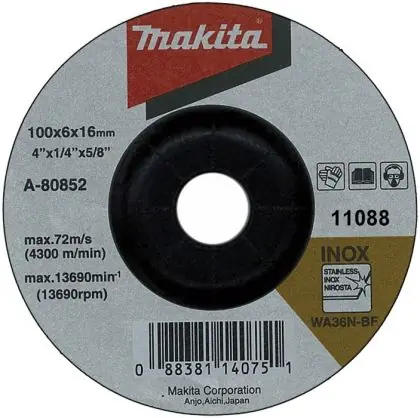 Originální Brusný kotouč nerez MAKITA 100x6x16 mm