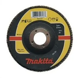 Lamelový kotouč MAKITA Zirkon 125x22,2 mm K40 Omezená Nabídka