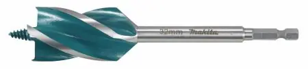 Vrták do dřeva MAKITA čtyřbřitý šestihran 1/4" 32 x 165 mm E-26705 Expresní Doručení