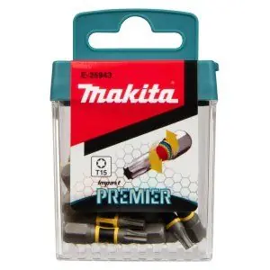 Bit torzní MAKITA Impact Premier (C-form) T15 x 25 mm 15 ks Nejlepší Cena