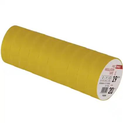 Omezená Nabídka Izolační páska EMOS PVC 19 mm / 10 m žlutá 10 ks