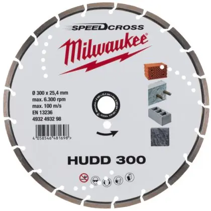 Diamantový kotouč MILWAUKEE SPEEDCROSS HUDD 300 mm Akční Nabídka