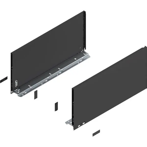 BLUM LEGRABOX pure sada výška F, BLUMOTION S, 40kg, délka 600, karbonově černá Dokud Zásoby Vydrží