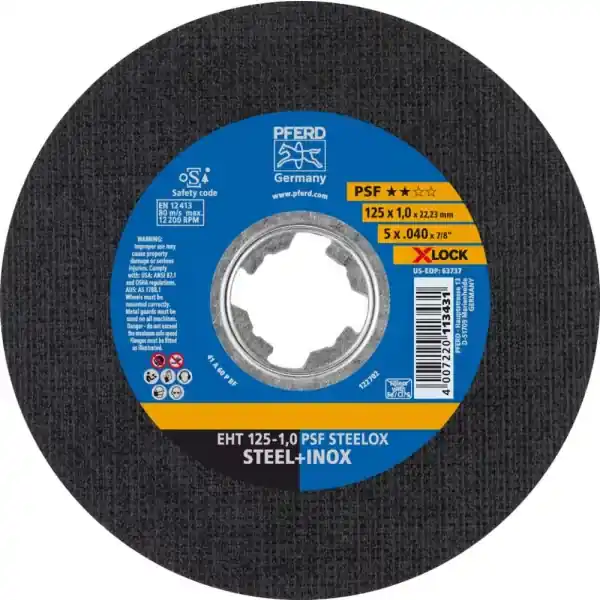 Akční Cena Kotouč řezný PSF X-LOCK STEELOX 115x1mm PFERD