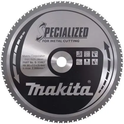 Novinka Pilový kotouč na kov MAKITA 305 x 25,4 mm 78 zubů