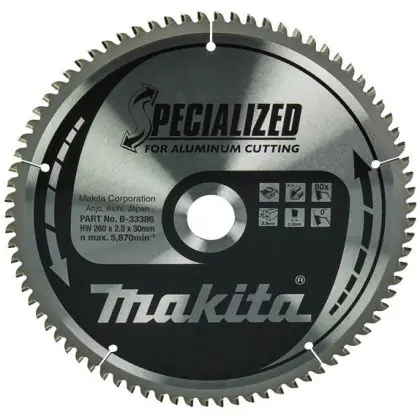 Hit Sezóny Pilový kotouč na hliník MAKITA 260 x 30 x 2,8 mm 80 zubů