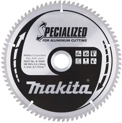 Pilový kotouč na hliník MAKITA 250 x 30 x 2,4 mm 80 zubů Sezónní Sleva