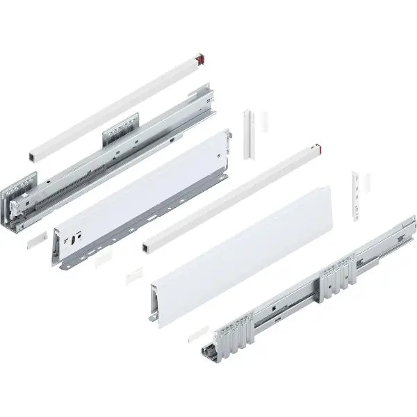 BLUM MERIVOBOX sada výška E-reling, BLUMOTION B, 70kg, délka 450mm,hedv. bílá Speciální Cena
