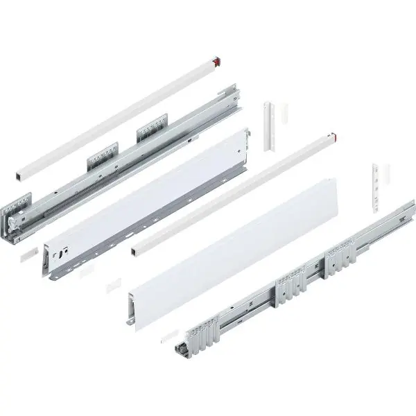 BLUM MERIVOBOX sada výška E-reling, BLUMOTION B, 70kg, délka 600mm,hedv. bílá Originální