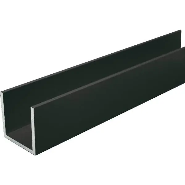 Hliníkový U profil AlMgSi0,5 elox E6/C35 nerovnoramenný 30/20/30/2 mm Novinka