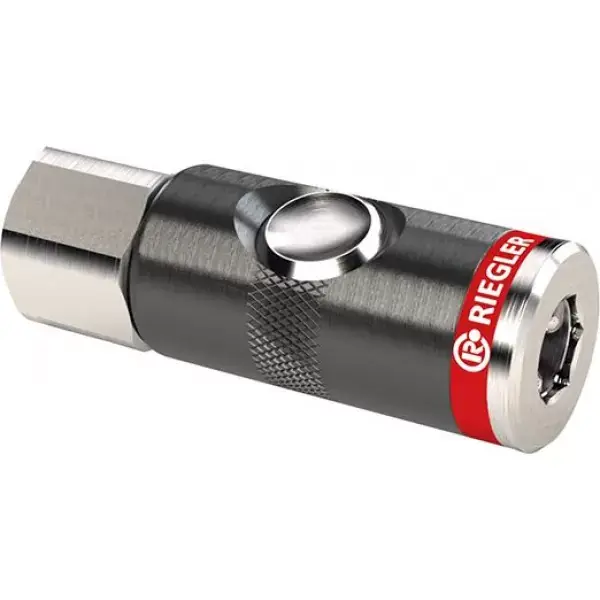 Jen Po Omezenou Doba Bezpeč. spojka jmen.sv. tlačítko otočné, NW 7,4mm IG G1/2" RIEGLER