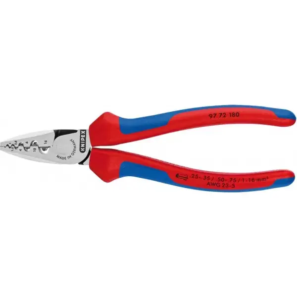 Novinka Kleště lisovací na kabelová oka 97 72 180 Knipex