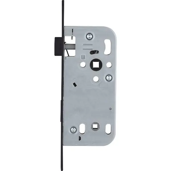 SOLIDO zadlabací zámek 340 WC, DM 50mm, čtyřhran 8,5mm ocel černá mat lak Ihned K Objednání