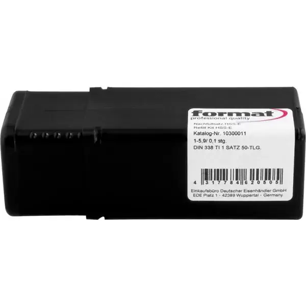 Omezená Nabídka Sada vrtáků do kovu DIN338 HSSE uzav., typ N typ TI 1-13mm FORMAT