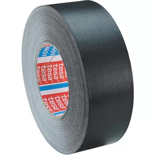 Textilní lepicí páska 4651-04 potah plastem 25mmx50m černá tesa® Časově Omezené