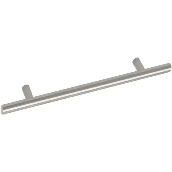 Finální Výprodej Úchytka Eradis ø 12 mm, rozt. 128 mm, šířka 208 mm, nerez kartáčovaná