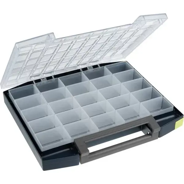 Nízká Cena Sortimentový kufřík polycarbonat boxxser 55 5x10-25 modrý raaco