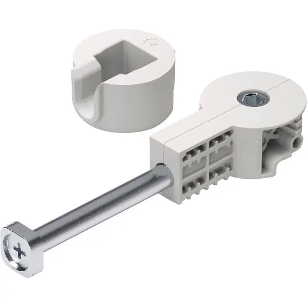 Spojka pracovní desky Quick Tech sada 100 mm, ocel/plast bílošedý Víkendová Akce