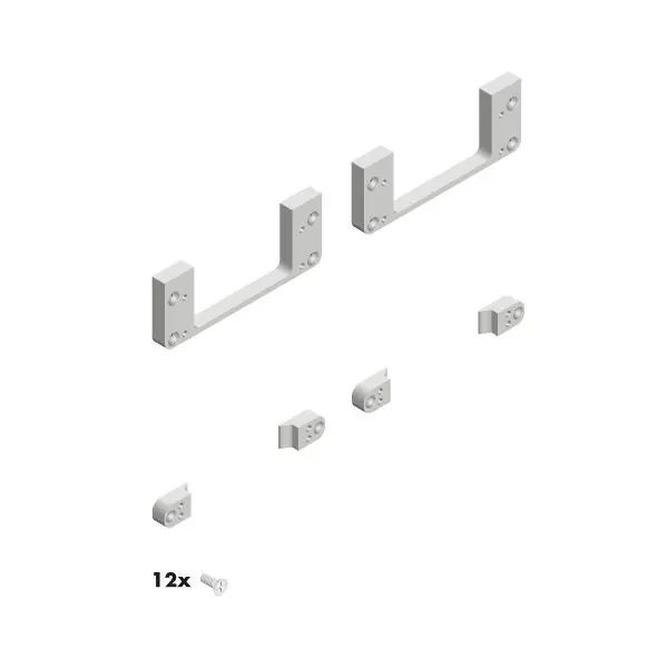 Pouze Dnes CINETTO PS40.02 Adaptér pro šroubové upevnění, zamak