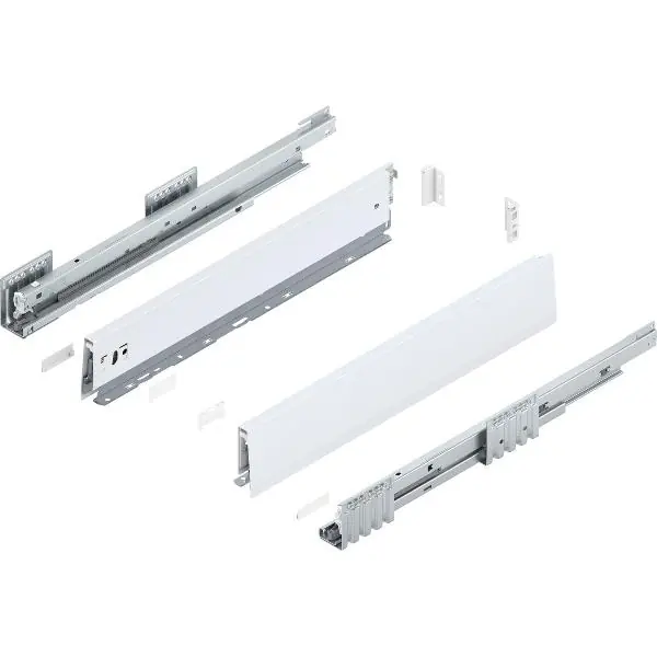 BLUM MERIVOBOX sada výška M, BLUMOTION B, 40kg, d. 500, hedvábně bílá Oblíbený