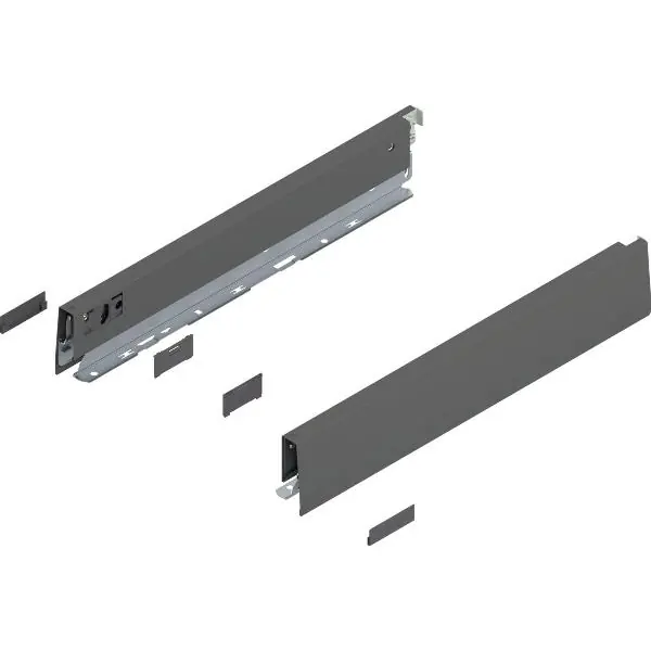 BLUM MERIVOBOX bočnice výška N, jm. délka 400 mm, orion šedá matná Cenově Výhodný