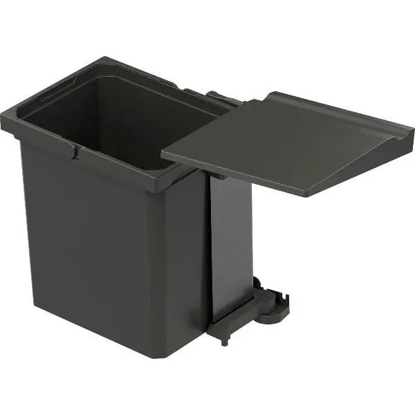 Speciální Cena VS ENVI Single vestavný odpadkový koš KB 450 mm 15,5 Litrů plast lava