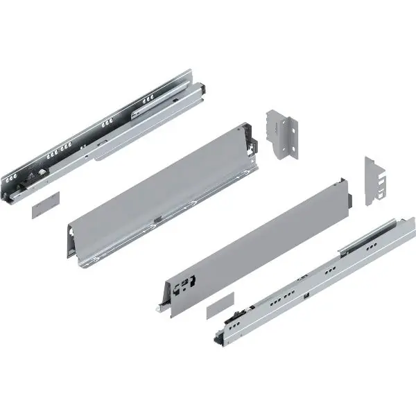 BLUM TANDEMBOX antaro sada výška M, BLUMOTION M, 65kg, délka 500, šedá RAL9006 Přímo Od Výrobce