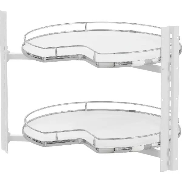 VS COR Wheel Pro rohová-otočná Premea 3/4 kruhu KB 800 mm bílá/chrom Nová Kolekce