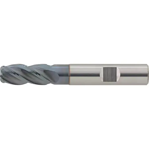 Výkonnostní fréza tvrdokov TiALN stopka HB Z4 16/R2,5mm FORMAT GT Novinka