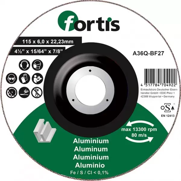 Kotouč brusný ALU-NE 125 x 6,0mm FORTIS Hit Sezóny