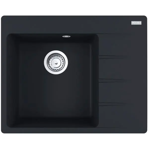 FRANKE vestavný dřez Centro CNG 611-62 TL/2, černý Must-Have