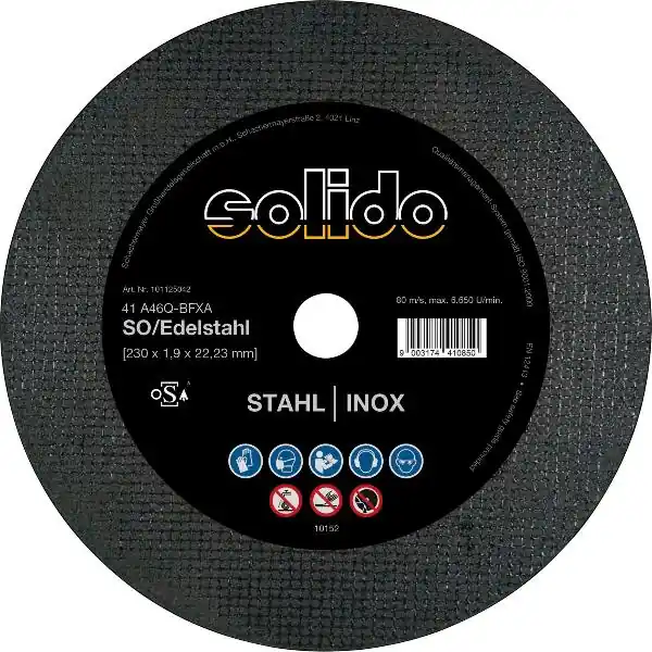 Aktuální SOLIDO řezný kotouč rovný 115 x 1,0 mm 2v1 tenký