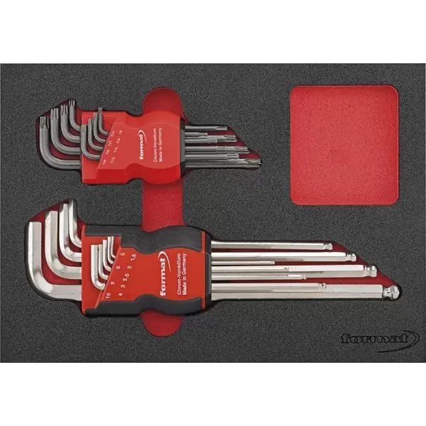 Pouze Dnes Sady imbus klíčů, šestihranné + Torx, modul 2/9, 17ks FORMAT