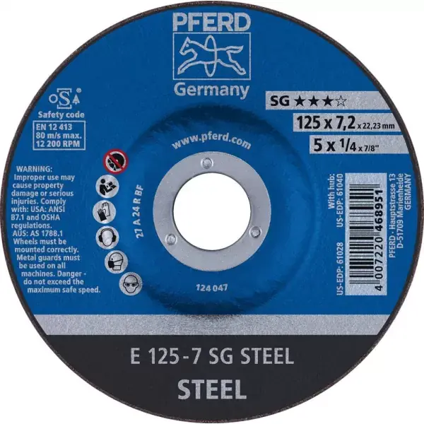 Kotouč brusný prohnutý A24RSG 115x4mm PFERD Zlevněný