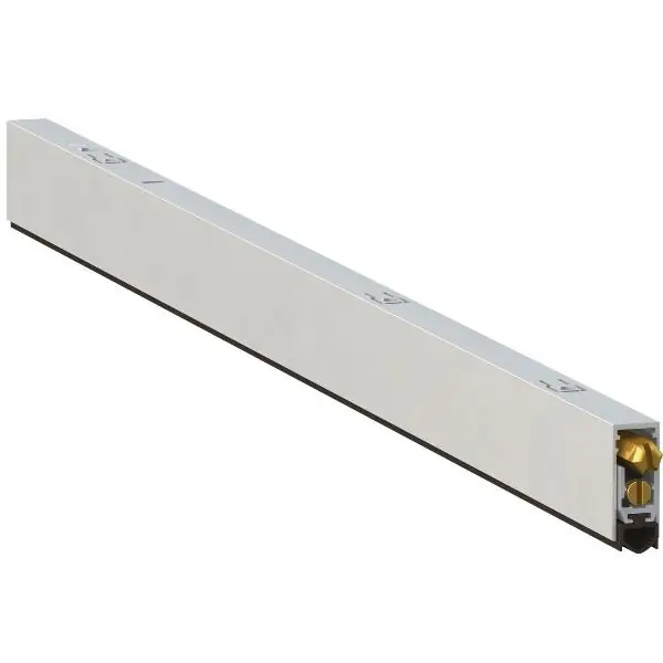 Sezónní Sleva Dveřní padací práh T017, hliník natur, délka 530 mm