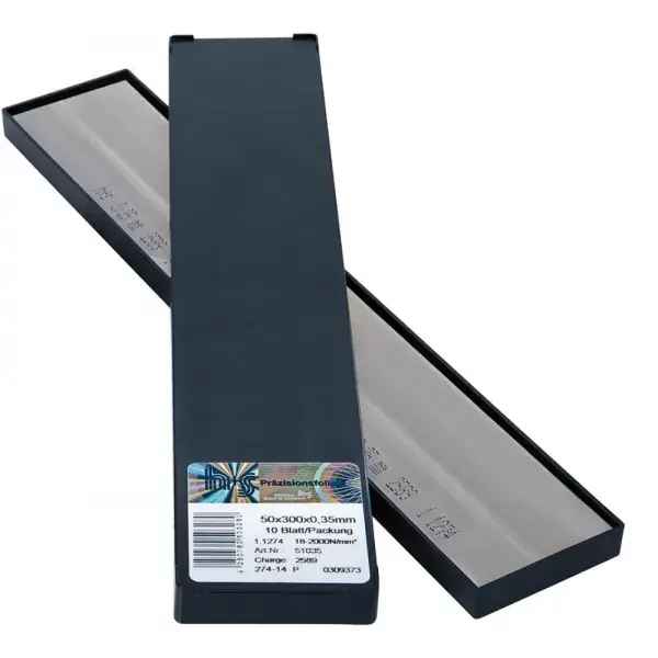 Nejlepší Cena Kovové fólie v deskách nerez 50x300x0,90mm 10Bl/P H+S
