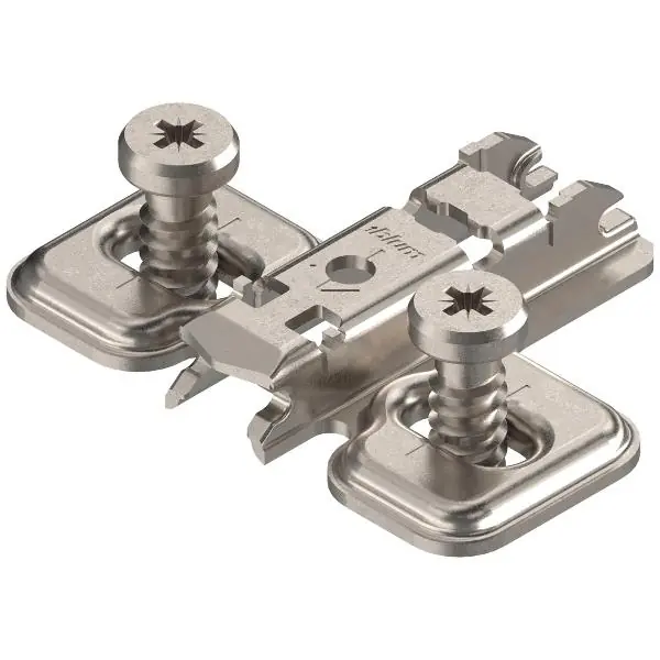 BLUM CLIP křížová montážní deska s drážkou, systém šrouby, zvýšení 0 mm Pouze Dnes