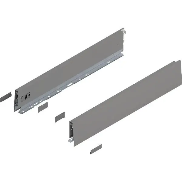 Přímo Od Výrobce BLUM MERIVOBOX sada výška M, BLUMOTION B, 70kg, d. 500, indium šedá
