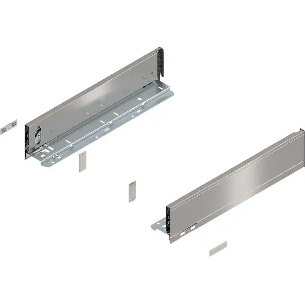 BLUM LEGRABOX pure sada bočnic výška M, délka 400, INOX (Anti-Fingerprint) Top Prodej