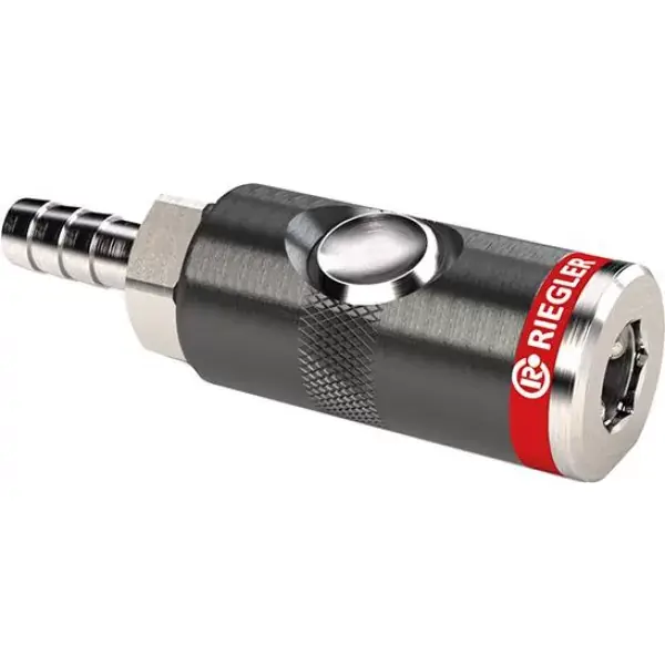 Bezpečná Platba Bezpeč. spojka jmen.sv. tlačítko otočné, NW 7,4mm průchodka 13mm RIEGLER