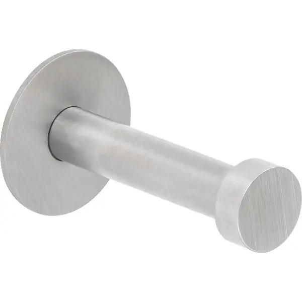 Nová Kolekce Věšák na kabát Pirwa 1 s destičkou ø 30 mm, H. 52 mm, nerez.ocel, kartáčovaná