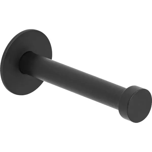 Věšák na kabát Pirwa 1 s destičkou ø 30 mm, H. 72 mm,ocel černěná mat Jen Po Omezenou Doba