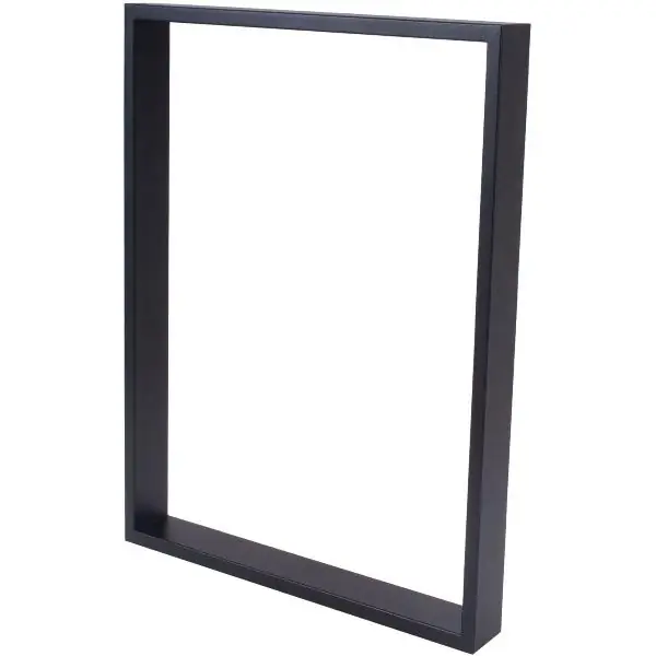 SIMAUSROM stolová podnož Frame 800 x 720 mm černá Ověřený