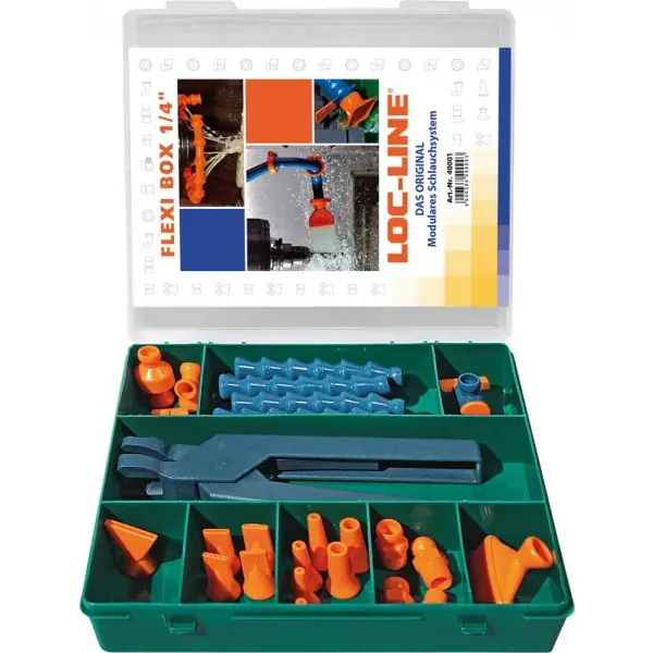 Sada hadice na chladivo flexi box 27 ks. 1/2" LOC-LINE Výhodná Nabídka